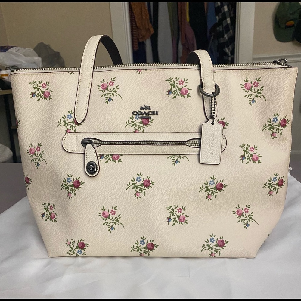 Authentic Floral Coach Bag
